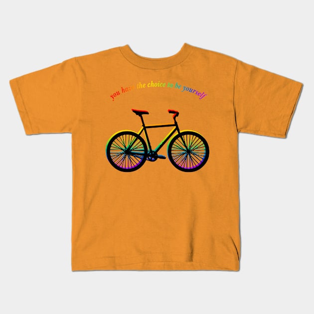 be yourself Kids T-Shirt by CreativePhil